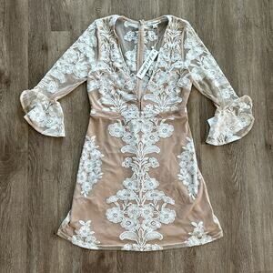 NWT For Love & Lemons Lace Mini Dress